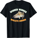 Funny Fishing Shirts, Winner Winner Walleye Dinner Fish Fry T-Shirt Cotton Fashion