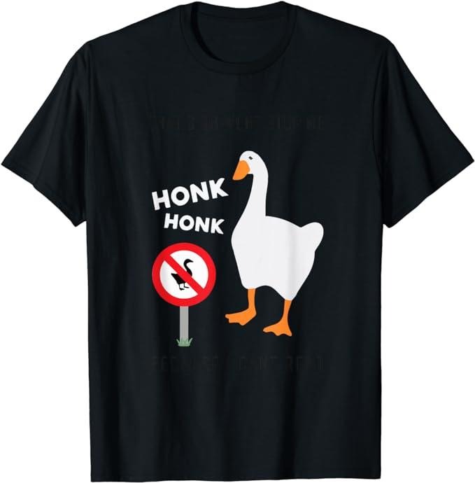 Funny Gamer Shirts, Special Gifts For Gamers, Untitled Goose Game Funny T-Shirt Menswear Casual Classic