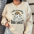 Funny Ghost Sweatshirt, Halloween Shirt, Boo Sheet Sweatshirt ,This Is Some Boo Sheet Funny Halloween Sweatshirt , Funny Halloween Sweatshirt, Unisex Long Sleeve Crewneck Shirt