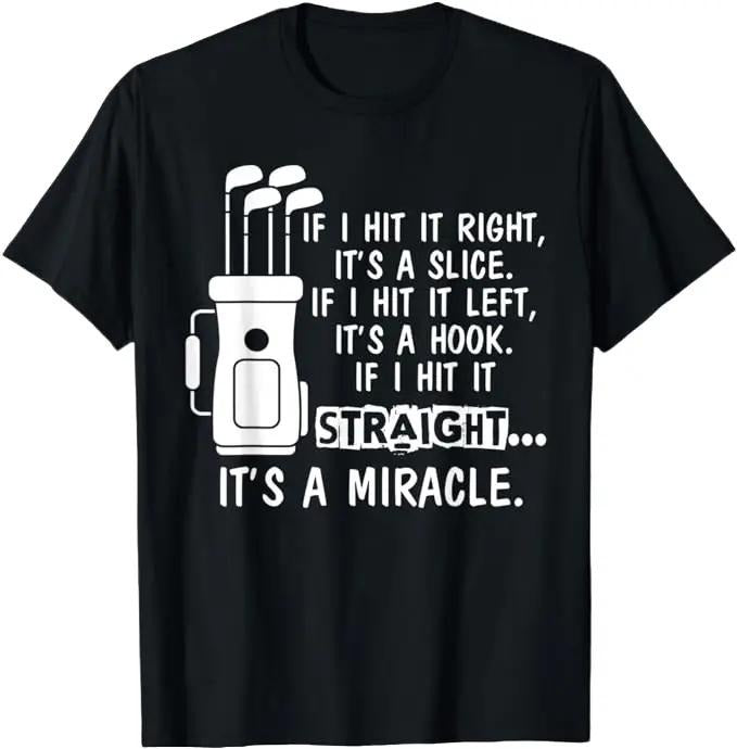 Funny Golf T-Shirt, Gift For Golfer, Funny Sayings Golfing T-Shirt Menswear Top Underwear