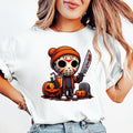Funny Halloween Shirt, Very Demure Halloween Shirt, Pink Halloween Spooky Season Trending Item Fall Clothing, Very Demure Very Mindful Halloween Sweatshirt, Cute Girly Halloween Shirt For Women, Halloween Shirts 2024, Halloween Gift For Men Women Shirt