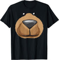 Funny Halloween Shirts For Men, Cute Bear Face Costume Funny Halloween Teddy DIY Gift T-Shirt Menswear - Available from size S to 5XL