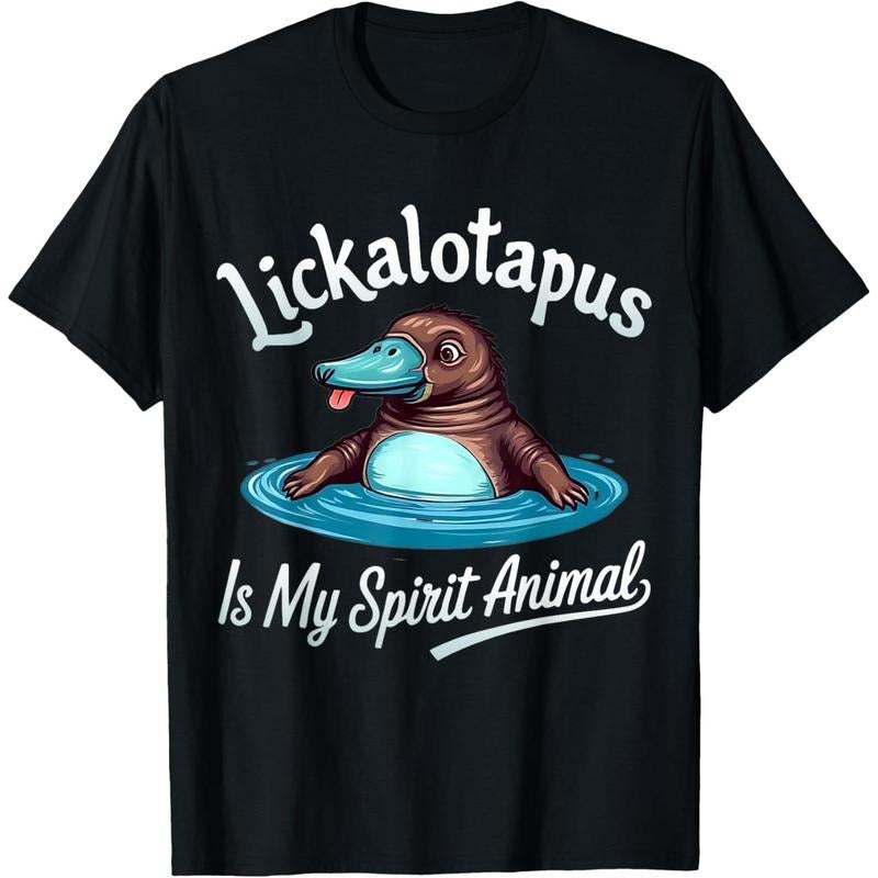 Funny Lickalotopus Is My Spirit Animal Shirt Funny Humor T-Shirt made in usa