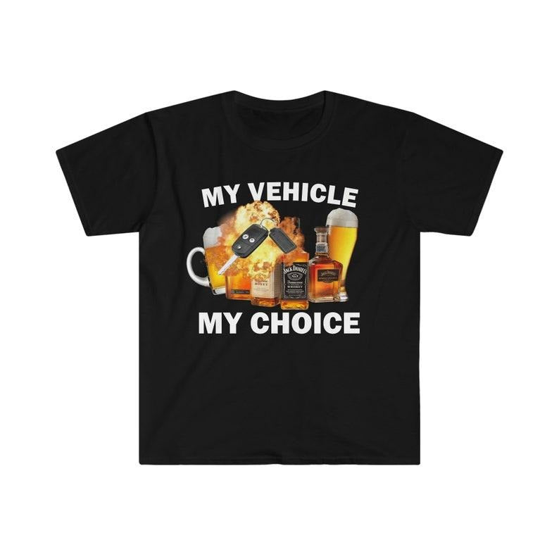 Funny Meme Shirt, Drunk Driving Tee, Gift Unisex T-Shirt