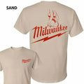 Funny Milwaukee 2 Sides T-shirt - Milwaukee Tools T-shirt, Stylish Milwaukee Apparel - Shirts For Men, Mens Western Wear, Mens Gifts Streetwear