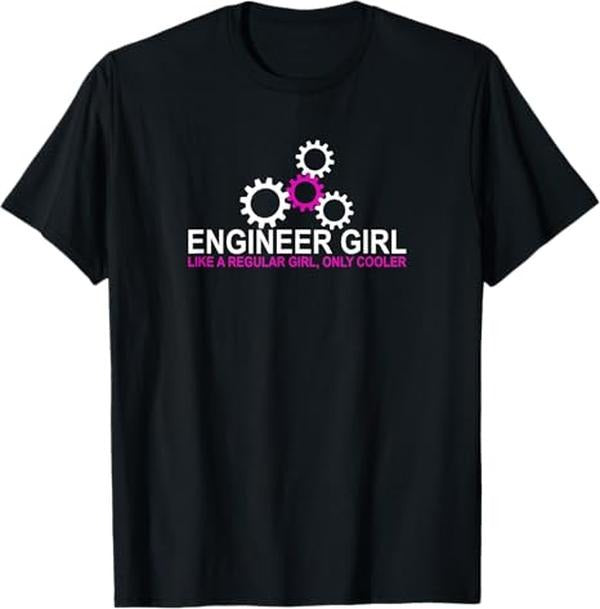 Funny Sarcastic Engineering Gift Shirt, Engineer Girl Engineering Girls Mint Engineer Gift T-Shirt - Menswear Casual Cotton