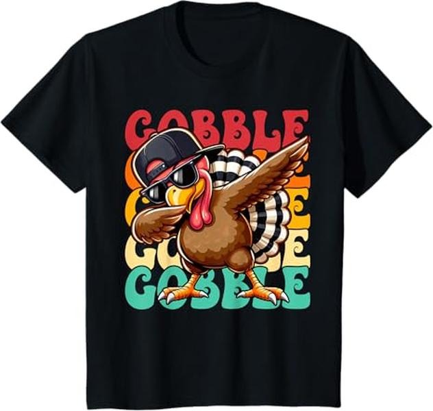 Funny Thanksgiving Shirts, Pilgrim Turkey Day T-Shirt - Menswear Top