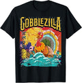 Funny Thanksgiving Shirts, Turkey Day Thanksgiving Gobblezilla T-Shirt - Menswear Top