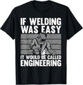 Funny Welder Shirt, Welder Gifts, Best Welding Novelty For Men Women MIG TIG Welder Welding T-Shirt - Menswear Casual Cotton