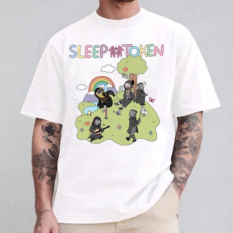 Funny meme Sleep Token flamingo Band Hoodie, The Even In Arcadia Sweatshirt, Concert Tour 2025 T-shirt 2