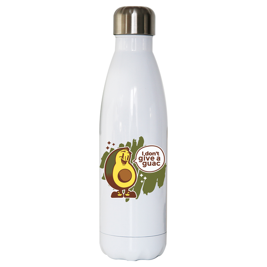 Funny avocado quote water bottle stainless steel reusable