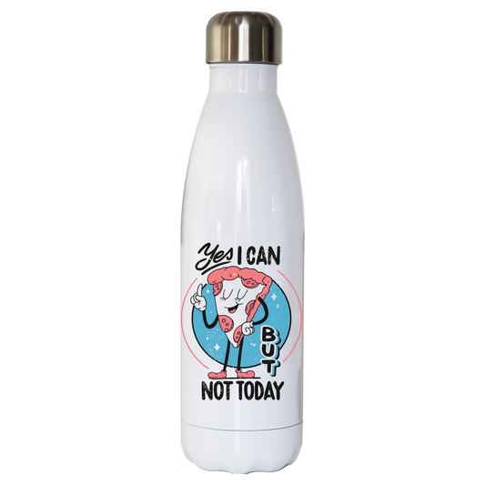 Funny pizza slice water bottle stainless steel reusable