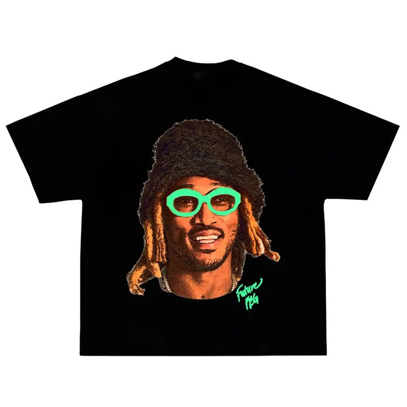 Future Glasses Green T-shirt