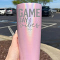 Game Day Vibes Laser Etched Tumbler