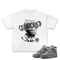 Get Money Shirt, Cotton, Streetwear, Shirt To Match Sneaker 4S Retro Wet Cement Menswear T-Shirt Top Clothing