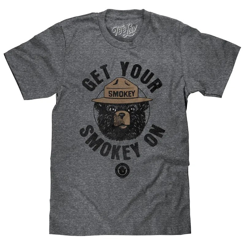 Get Your Smokey On T-Shirt - Gray