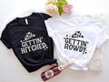 Getting Hitched Rowdy Shirt, Western Bachelorette Party T-Shirt, Matching Bridesmaid, Country Bridal Shower Gift Tee, Bride To Be Shirt.