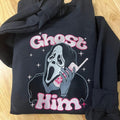 Ghost him embroidered sweater