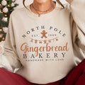 Gingerbread Bakery Christmas Crewneck Sweatshirt, Hoodie, T-shirt, Cute Christmas Gifts