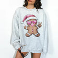 Gingerbread Man - Unisex Crewneck Sweatshirt - Print is Sublimation, Funny Tee, Funny Apparel, Gift Idea, Relaxed Fit, Casual Apparel