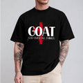 Goat God Over All Things Tee Casual Style Crew Neck Short Sleeve T-Shirt Tops Trendy for Unisex, Perfect Gift