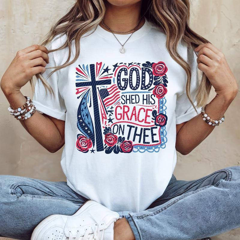 God Shed His Grace On Thee DTF Transfers - THIS IS NOT A SHIRT