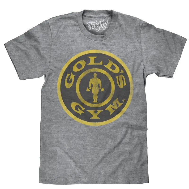 Gold's Gym Circle Logo T-Shirt - Gray