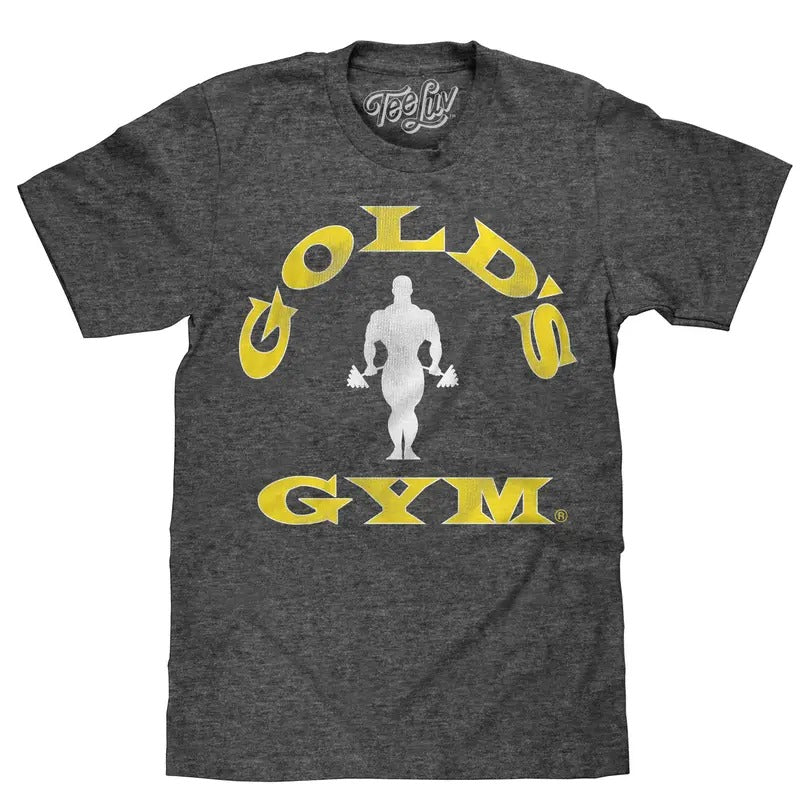 Gold's Gym Strongman Logo T-Shirt - Gray
