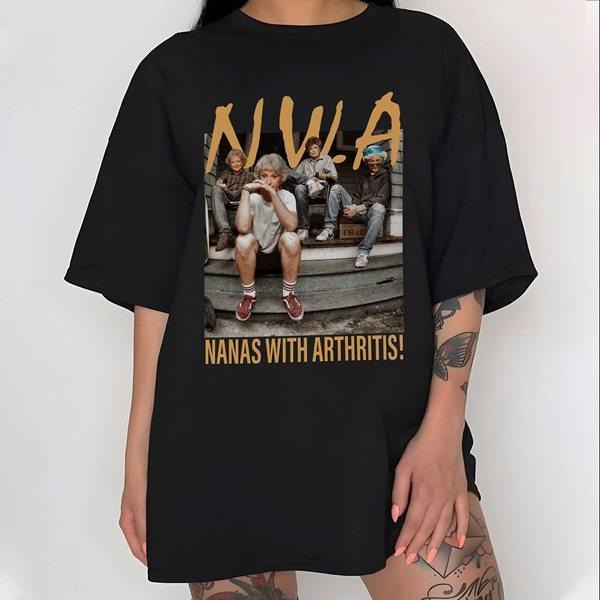 Golden Girls N.W.A Nanas With Arthritis Shirt | The Golden Girls Shirt, Golden Girl Lover Gift, 80s Television Sitcom