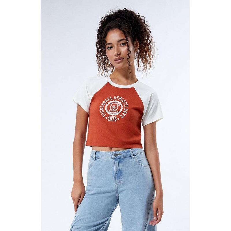 Golden Hour Women's Pickleball Raglan T-Shirt