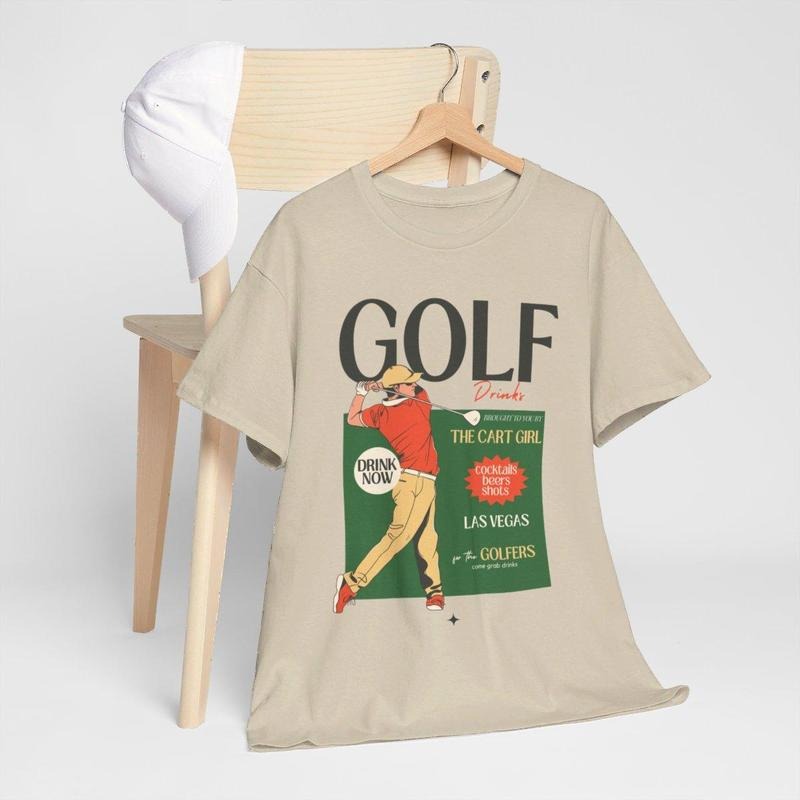 Golf T-shirt Cotton Unisex, Golf T-shirt For Men and Women