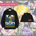 Gon Freecss Hunter x Hunter Hoodie, Dynamic Anime Adventure Design, Stylish Graphic Tee for Fans, Perfect Gift for Hunter x Hunter Enthusiasts