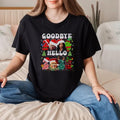 Goodbye 2024 Hello 2025 Christmas Trum Shirt, Funny Holiday Tee, Trum 2025 T-Shirt, Political Christmas Humor Shirt, New Year 2024