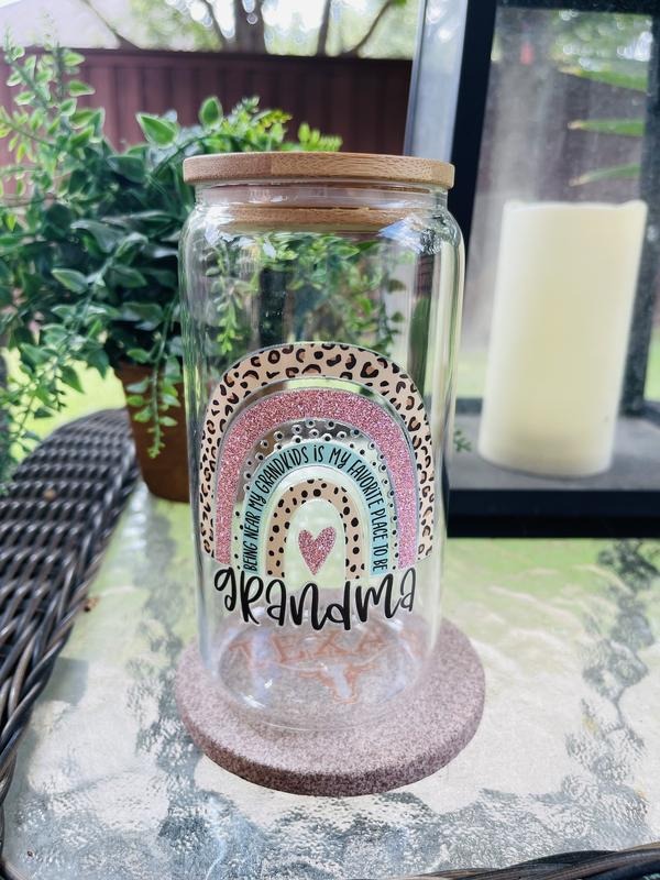 Grandma Rainbow Libby Glass