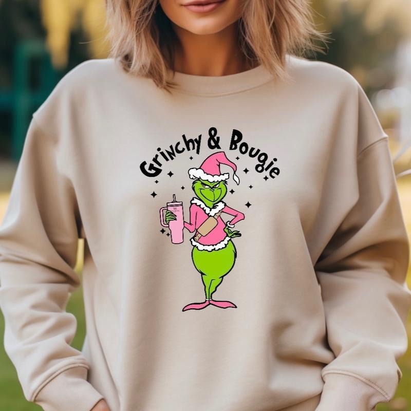 Grinch and bougie Sweatshir, Grinch Sweatshir