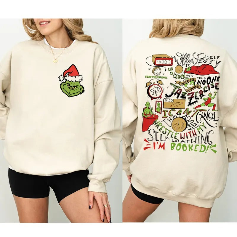 Grinchmas Sweatshirt, Grinchmas Hoodie , Christmas Crewneck, Christmas Gift, Cute Xmas Tee , Grinchmas Sweater, Family T-shirt, Unisex Christmas Gift, Funny Grinchmas Sweater, Christmas 2024