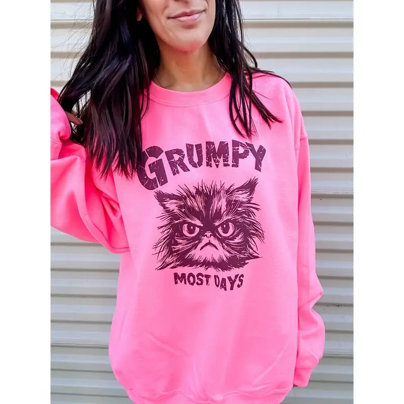 Grumpy Graphic Pullover