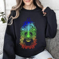 Guitar With Roses, Colorful Sweatshirt