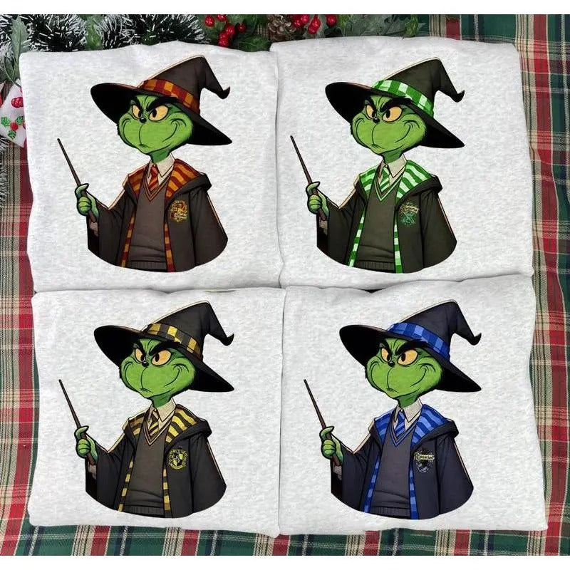 HP Uniform Sweatshirt, Hogwarts Wizard Houses Shirt, Magical Castle Sweatshirt, Wizard School Sweater