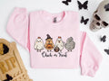 Halloween Chicken Sweatshirt,Funny Halloween Chicken or Treat Sweatshirt,Halloween Trick-or-Treat Shirt,Halloween Custom Sweatshirt