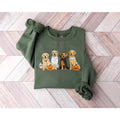 Halloween Dog Sweatshirt, Golden Retriever Ghost Dogs sweatshirt, Halloween Sweater