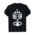 Halloween Skeleton Graphic Tee - 100% Cotton, Short Sleeve, Crew Neck - Perfect for Casual Wear Made in USA