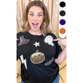 Halloween Things Sequin Graphic T-Shirt