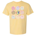 Happy Face Collage Comfort Colors T-Shirt 'NLB'