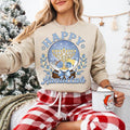 Happy Hanukkah Sweatshirt Hanukkah Menorah Candle , Chanukah Family Party Tee, Jewish Holiday Christmas
