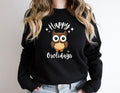 Happy Owlidays Sweatshirt, Owl Lover Gift Sweater, Funny Owl Christmas Hoodie, Bird Christmas Sweatshirt, Happy Holidays Sweater.