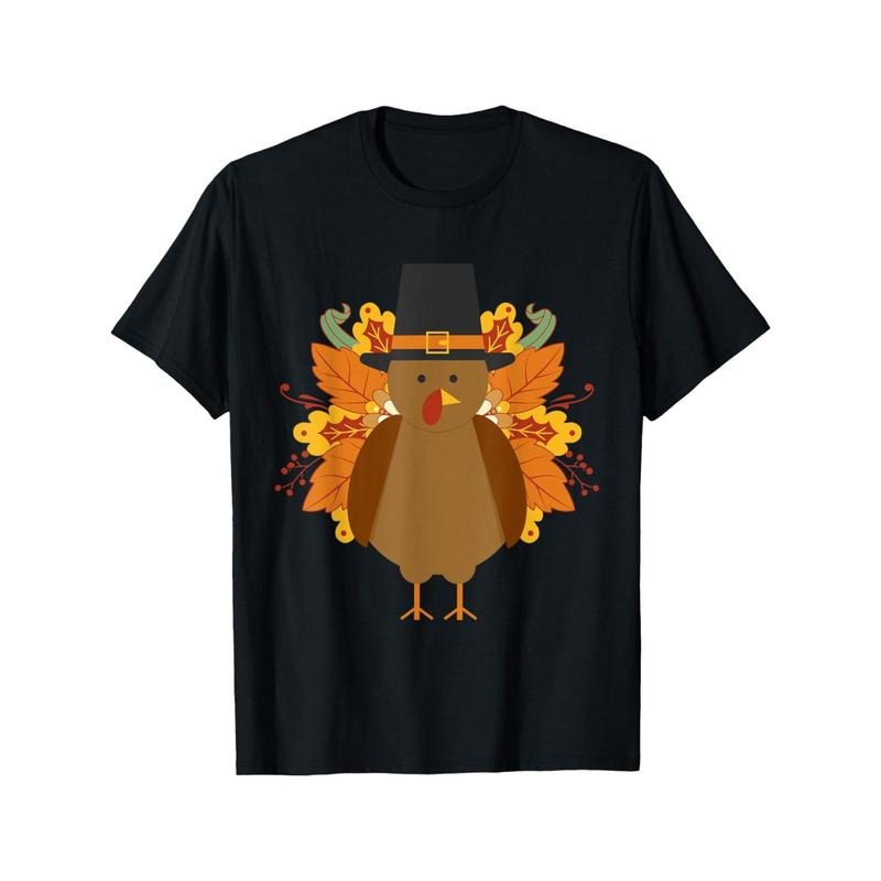 Happy Thanksgiving Fun Turkey for Men T-shirt made in usa