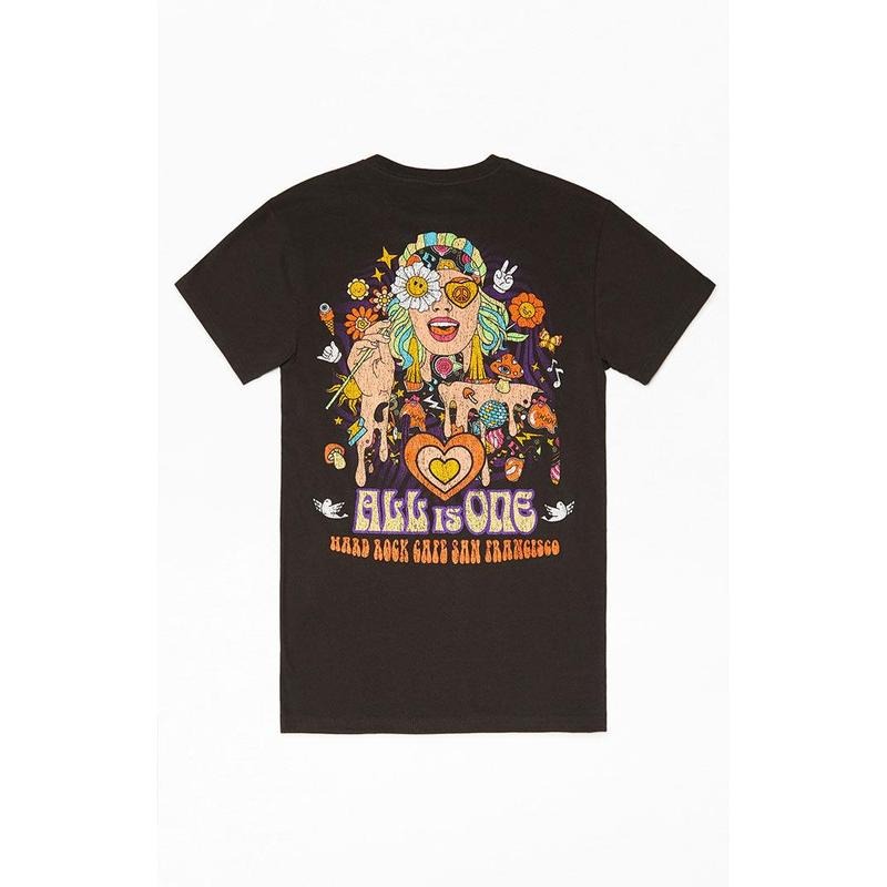 Hard Rock Cafe Men's Love All Serve All San Francisco T-Shirt - Multicolor