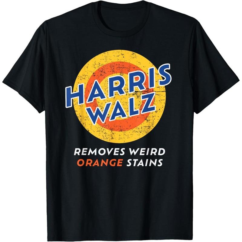 Harris Walz 2024 Waltz Removes Weird Orange Stains T-Shirt made in usa