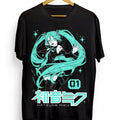 Hatsune Miku T-Shirt Anime Girl Kawaii Project Diva Vocaloid Shirt All Sizestyle{n002}2